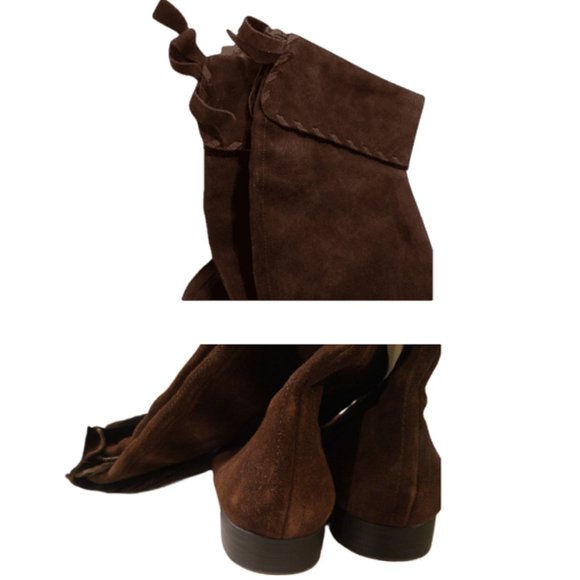 a.n.a.   Women's Faux Suede Knee High Brown Boots       Size 8.5 - Picture 8 of 10